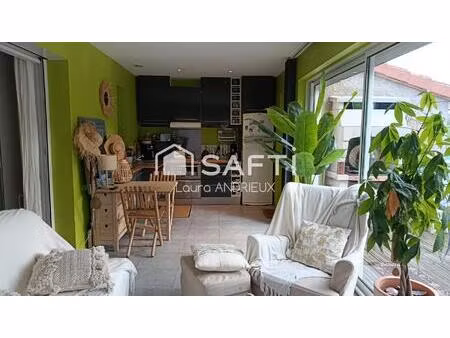 maison cocooning de 56 m² avec piscine et sauna à lacaugne