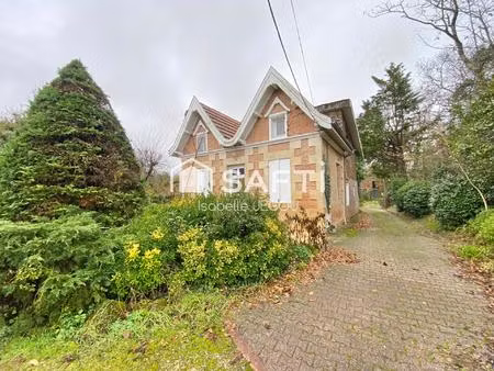 arcachonnaise au port de gujan-mestras avec grand terrain au calme