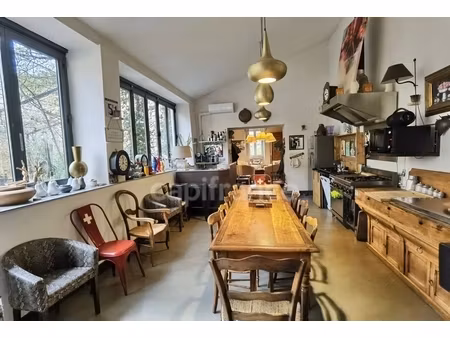 pouzilhac (30) maison de village à vendre 9 pièces avec petite piscine  jardin