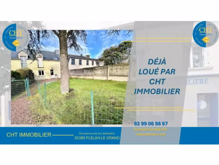 location maison 3 pièces 59.62 m² à guer (56380)  595 €