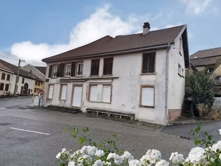 immeuble à vendre axe schirmeck / allarmont - immeuble de 3 appartements t3 + 2 garages