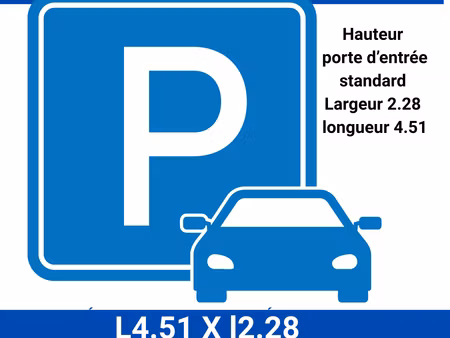 emplacement parking paris 10.28 m2