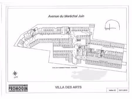 parking de 14m2 en location 55 eur par mois à yerres (91)