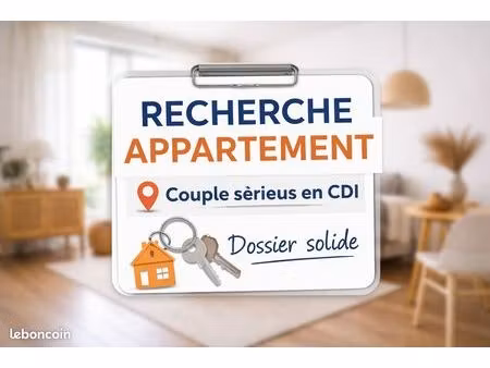 couple en cdi recherche t2 – seine-et-marne / val-de-marne