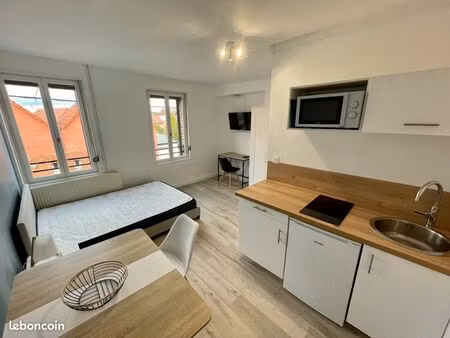 studio meublé sur anzin / valenciennes  tout compris