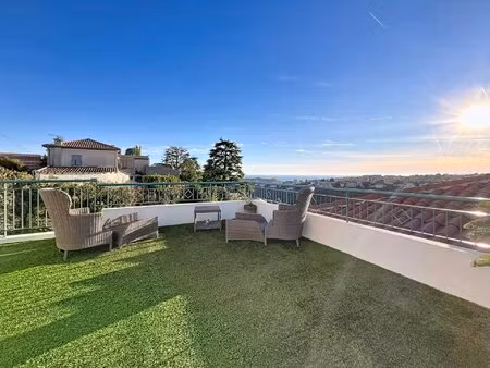 nice – colline de bellet | rooftop avec vues mer et montagnes