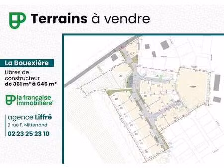 vente terrain à la bouëxière (35340) : à vendre / 438m² la bouëxière
