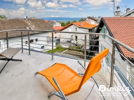 maison de ville sur 3 niveaux avec vue lac léman