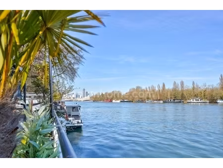 92150 - suresnes - peniche d'exception - aux portes de paris - quartier recherche - lumine