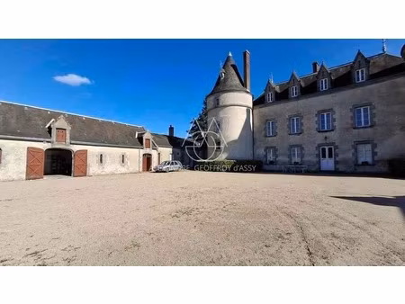exceptionnel château xv-xvi et xixe avec son hameau et ses 108 hectares avec possibilité d