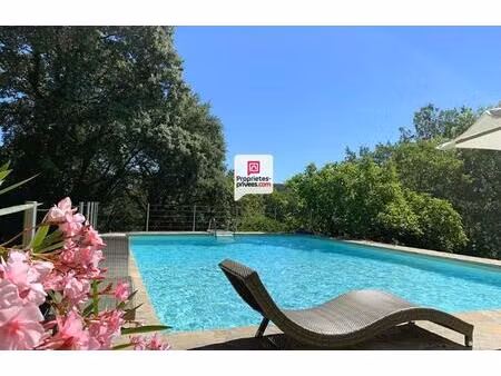 domaine à sauve - mas en pierre avec piscine et tennis sur 2 3 ha