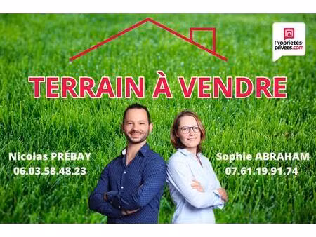 terrain à bâtir à viabiliser de 1970 m² env