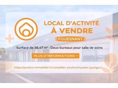 espace commercial - belle visibilité - fouesnant