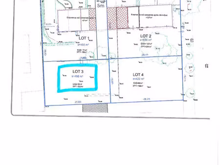 rare proche centre saint denis en val terrain à batir