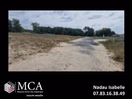 vente terrain 607 m² boisredon (17150)