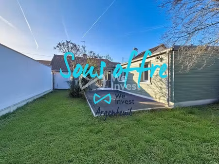 vente maison 5 pièces 90 m² à argenteuil (95100)  319 000 €