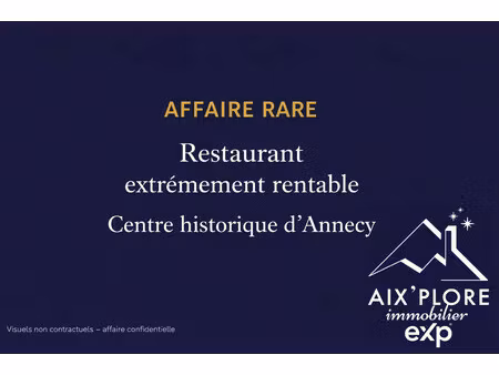 restaurant à forte rentabilité – emplacement premium – ann