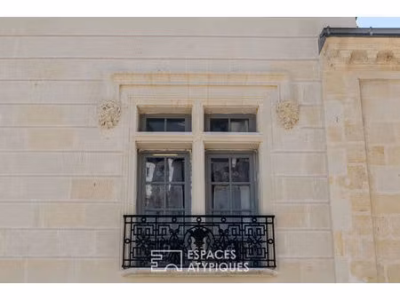 propriété de caractère avec local commercial et chambres d'hôtes face au château de langea