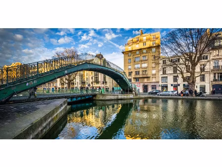 location pure 200m2 / canal saint-martin - république paris 10e