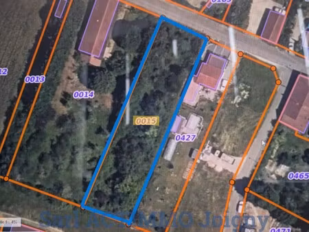 terrain à batir de 1473 m² à villiers sur tholon  commune de montholon