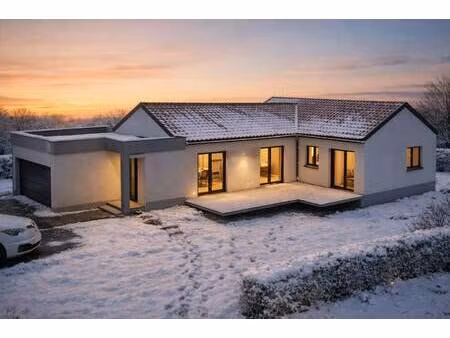 terrain avec maison neuve à vendre