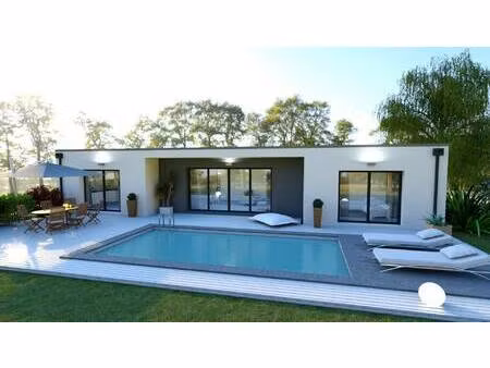 terrain avec maison neuve à vendre