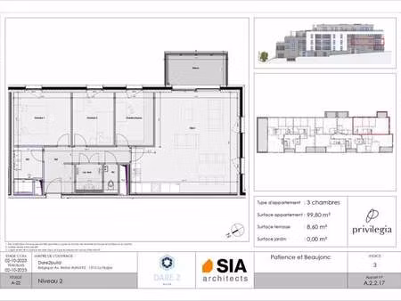 appartement à vendre à glain € 296.876 (ljczz) | zimmo