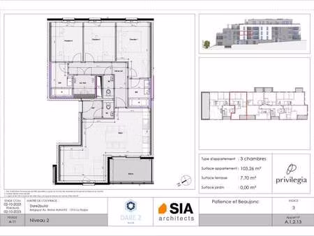 appartement à vendre à glain € 315.872 (ljczu) | zimmo