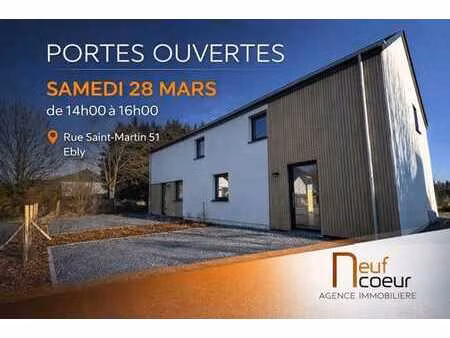 maisons neuves à ebly - peb a +