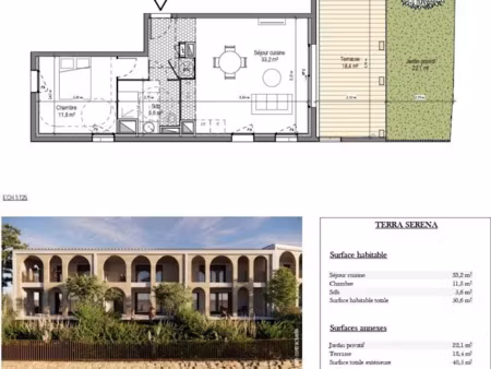 vente appartement 2 pièces 50 m² à nages-et-solorgues (30114)  201 066 €