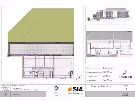 appartement à vendre à glain € 391.085 (ljczp) | zimmo