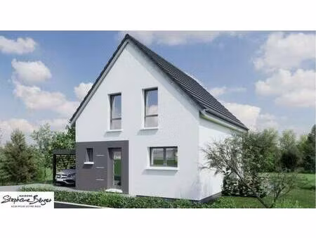 terrain avec maison neuve à vendre