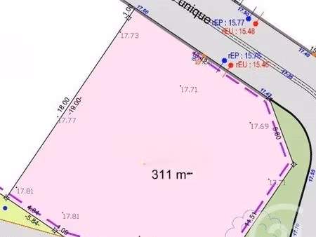 terrain à vendre - 311 m2 - talmont st hilaire - 85 - pays-de-loire