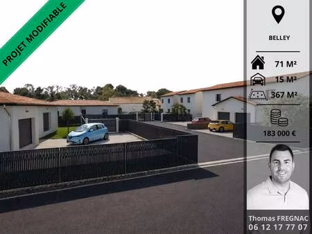 terrain avec maison neuve à vendre