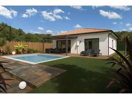 terrain avec maison neuve à vendre