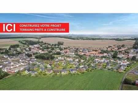 terrain constructible viabilisé à vendre