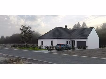 terrain avec maison neuve à vendre