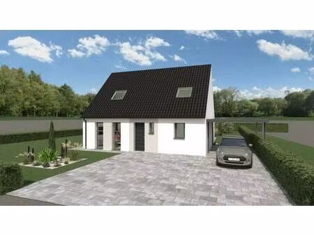 terrain avec maison neuve à vendre