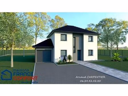 terrain avec maison neuve à vendre