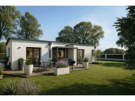 terrain avec maison neuve à vendre