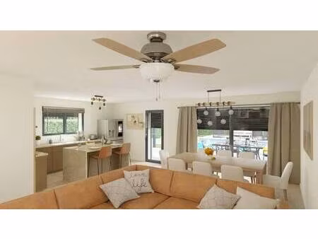 terrain avec maison neuve à vendre