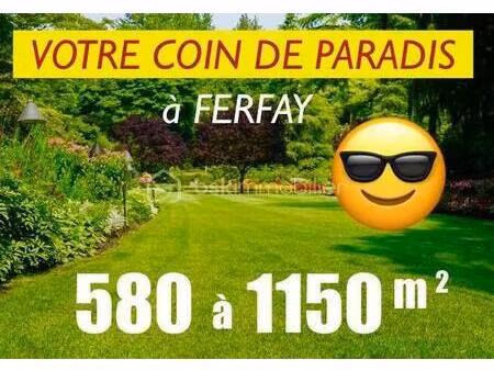 terrain constructible à vendre