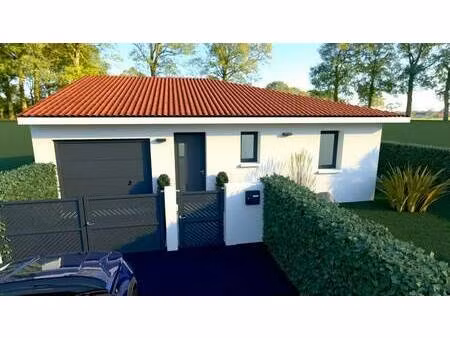 terrain avec maison neuve à vendre