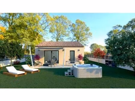 terrain avec maison neuve à vendre