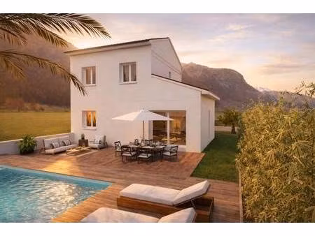 terrain avec maison neuve à vendre