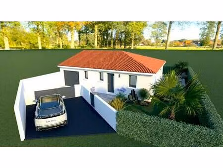 terrain avec maison neuve à vendre