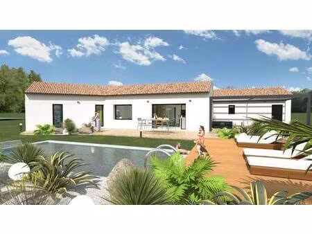 terrain avec maison neuve à vendre