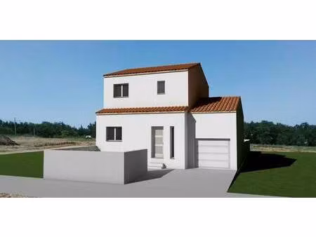 terrain avec maison neuve à vendre