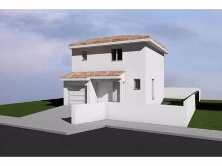 terrain avec maison neuve à vendre