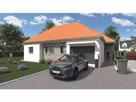 terrain avec maison neuve à vendre